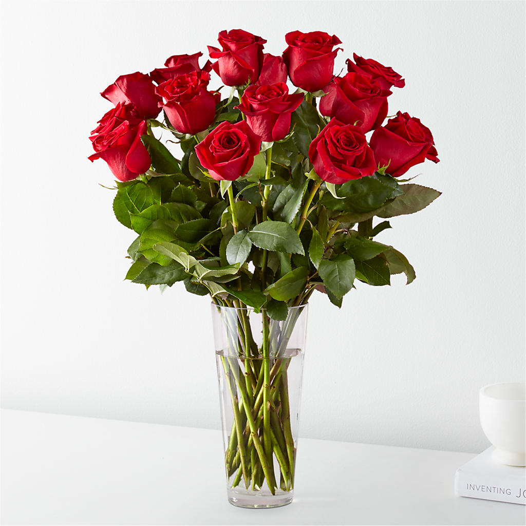 Long Stem Red Rose Bouquet – Normandy Flower Shop, Inc., Muncie IN