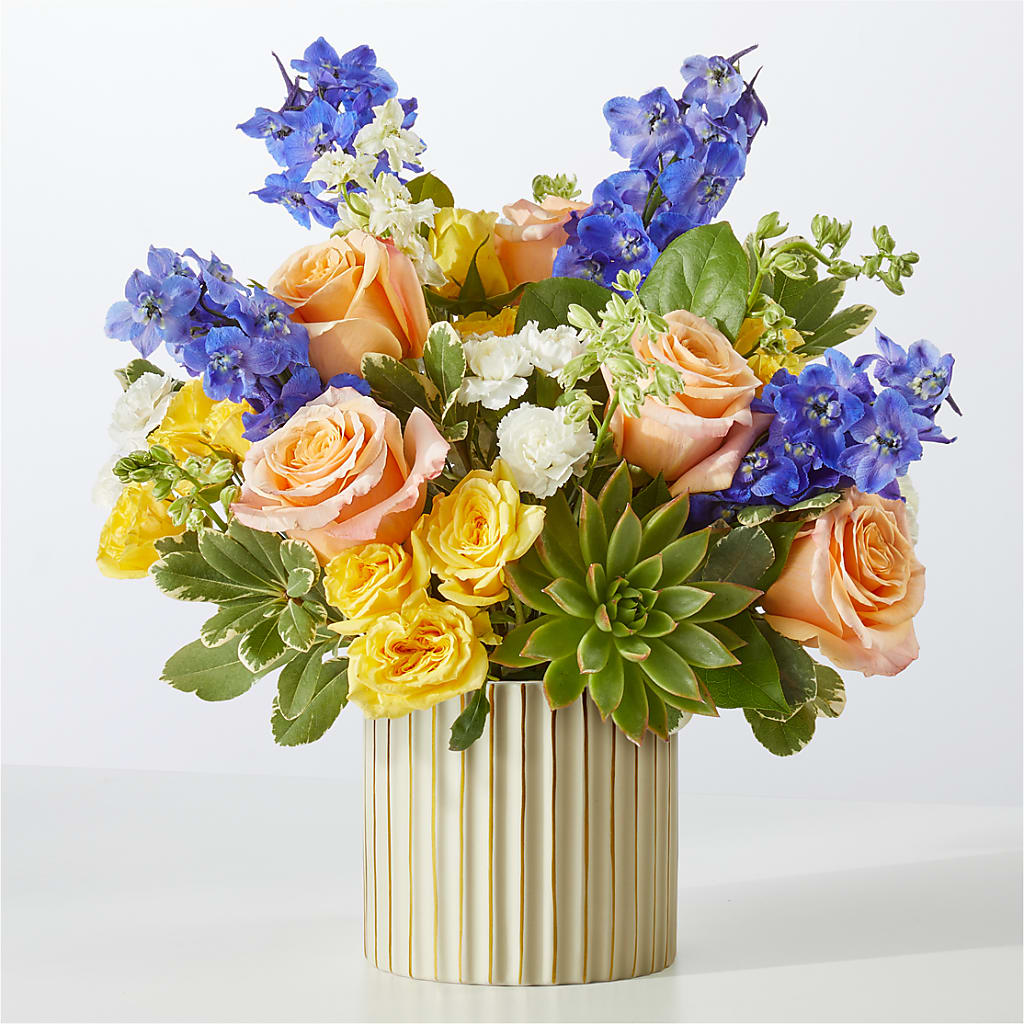 Cobalt Reverie Bouquet – Normandy Flower Shop, Inc., Muncie IN