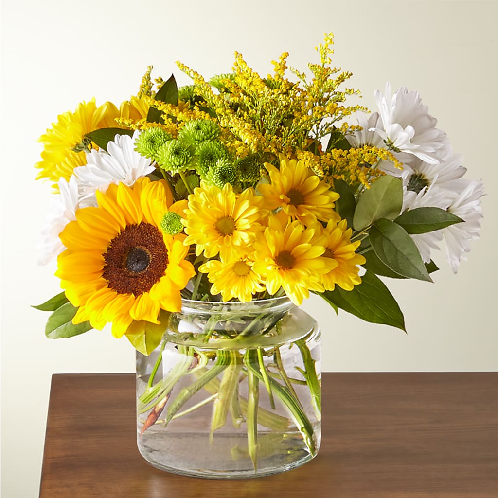 Hello Sunshine Bouquet – Normandy Flower Shop, Inc., Muncie IN
