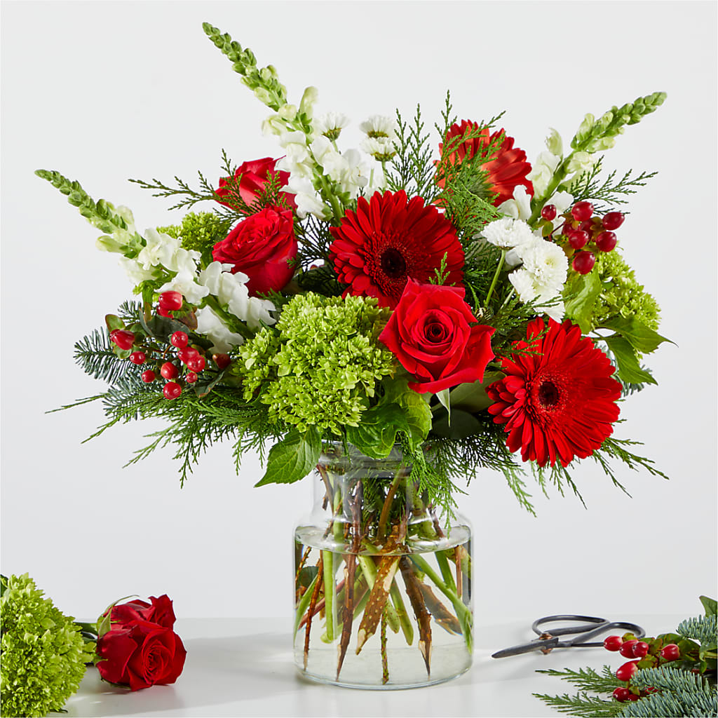 Merry Moment Bouquet – A Florist Original – Normandy Flower Shop, Inc., Muncie IN