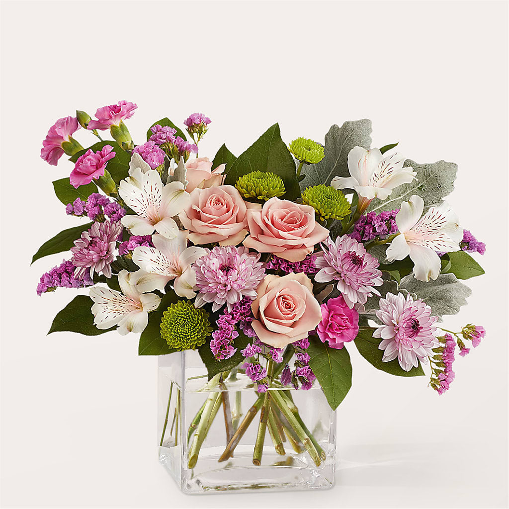 Pink Suede Bouquet – Normandy Flower Shop, Inc., Muncie IN