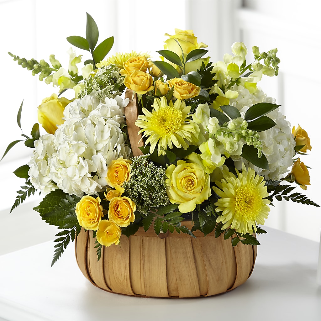 Rustic Remembrance Basket – Normandy Flower Shop, Inc., Muncie IN