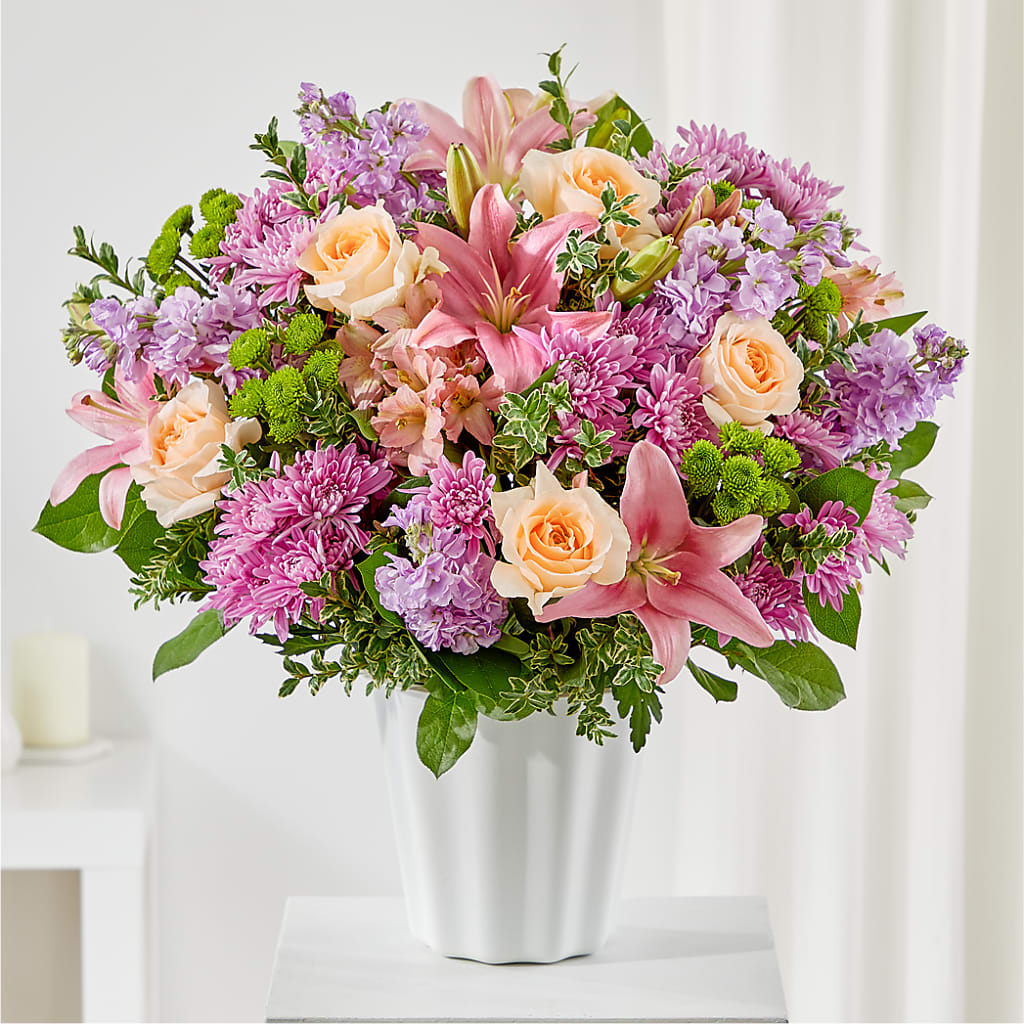 Supportive Embrace Tabletop Basket – Normandy Flower Shop, Inc., Muncie IN