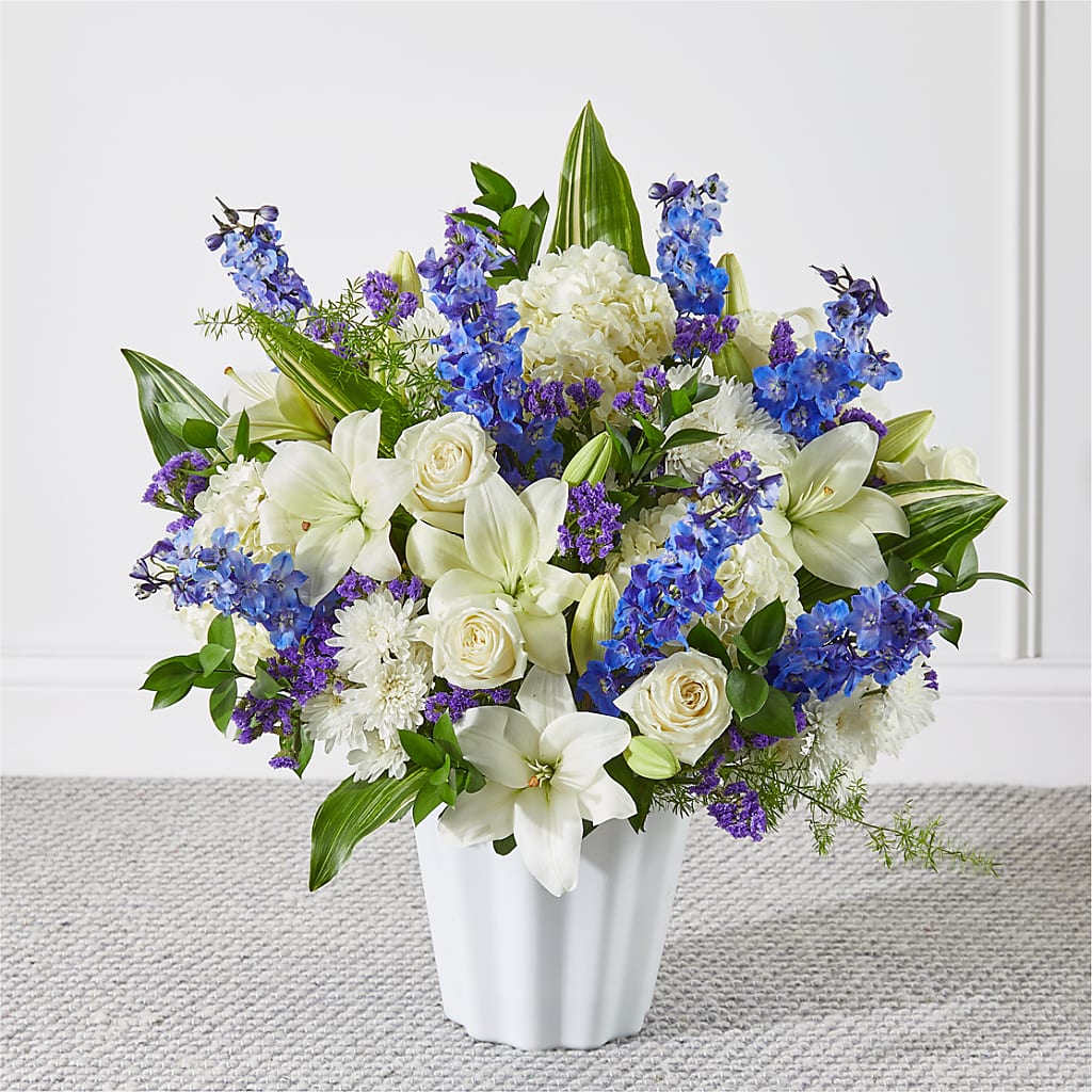 Take Comfort Floor Basket – Normandy Flower Shop, Inc., Muncie IN