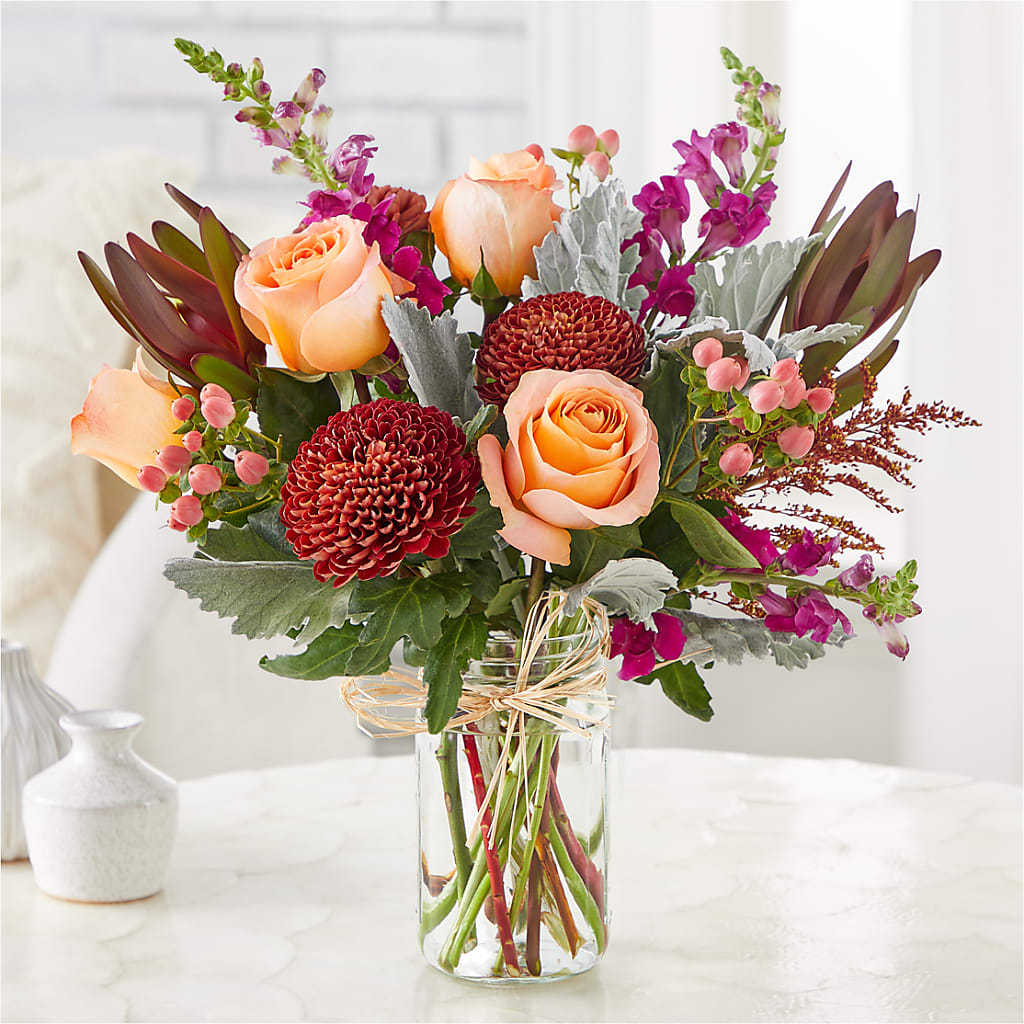 Moody Hues Bouquet – Normandy Flower Shop, Inc., Muncie IN