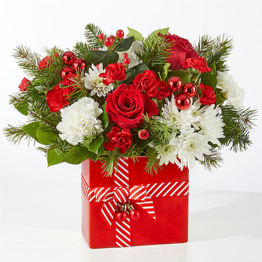Presents Under the Tree Bouquet –  Normandy Flower Shop, Inc., Muncie IN