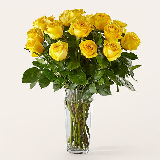 Long Stem Yellow Rose Bouquet –  Normandy Flower Shop, Inc., Muncie IN