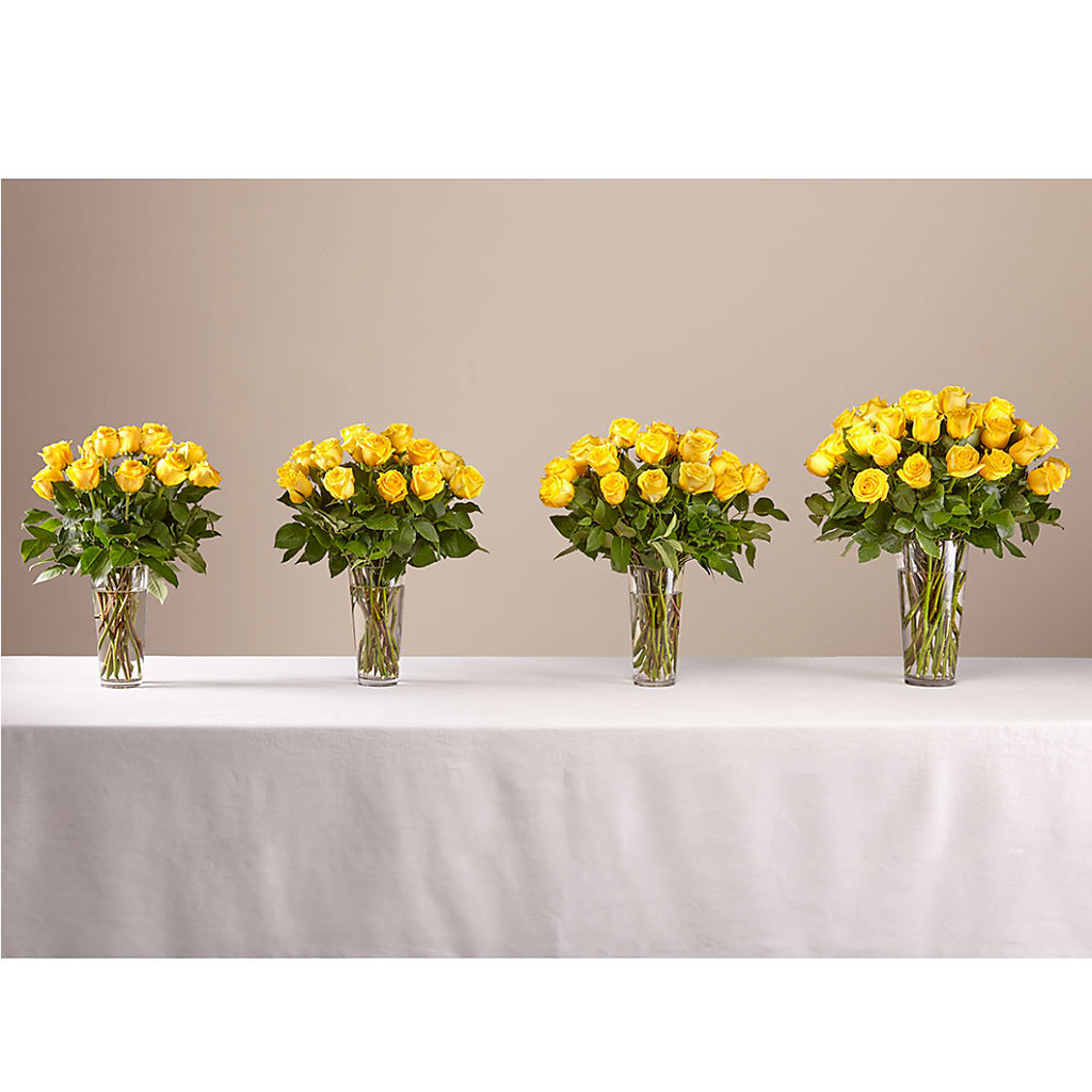 Long Stem Yellow Rose Bouquet –  Normandy Flower Shop, Inc., Muncie IN