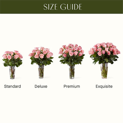 Long Stem Pink Rose Bouquet –  Normandy Flower Shop, Inc., Muncie IN