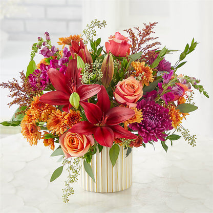 Burgundy Landscape Bouquet –  Normandy Flower Shop, Inc., Muncie IN