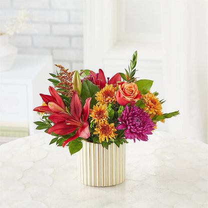 Burgundy Landscape Bouquet –  Normandy Flower Shop, Inc., Muncie IN