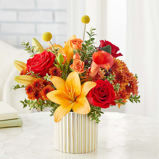 Scarlet Skies Bouquet –  Normandy Flower Shop, Inc., Muncie IN