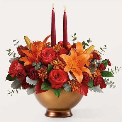 Fruits of Fall Centerpiece –  Normandy Flower Shop, Inc., Muncie IN