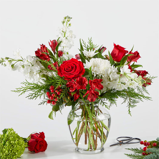 Merry Moment Bouquet – A Florist Original –  Normandy Flower Shop, Inc., Muncie IN