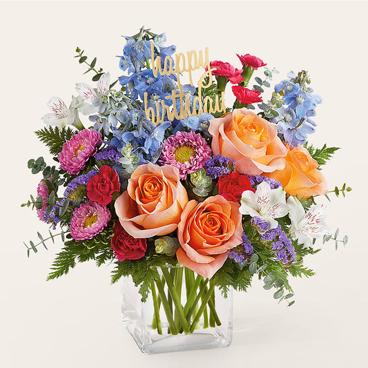 Birthday Bash Bouquet –  Normandy Flower Shop, Inc., Muncie IN