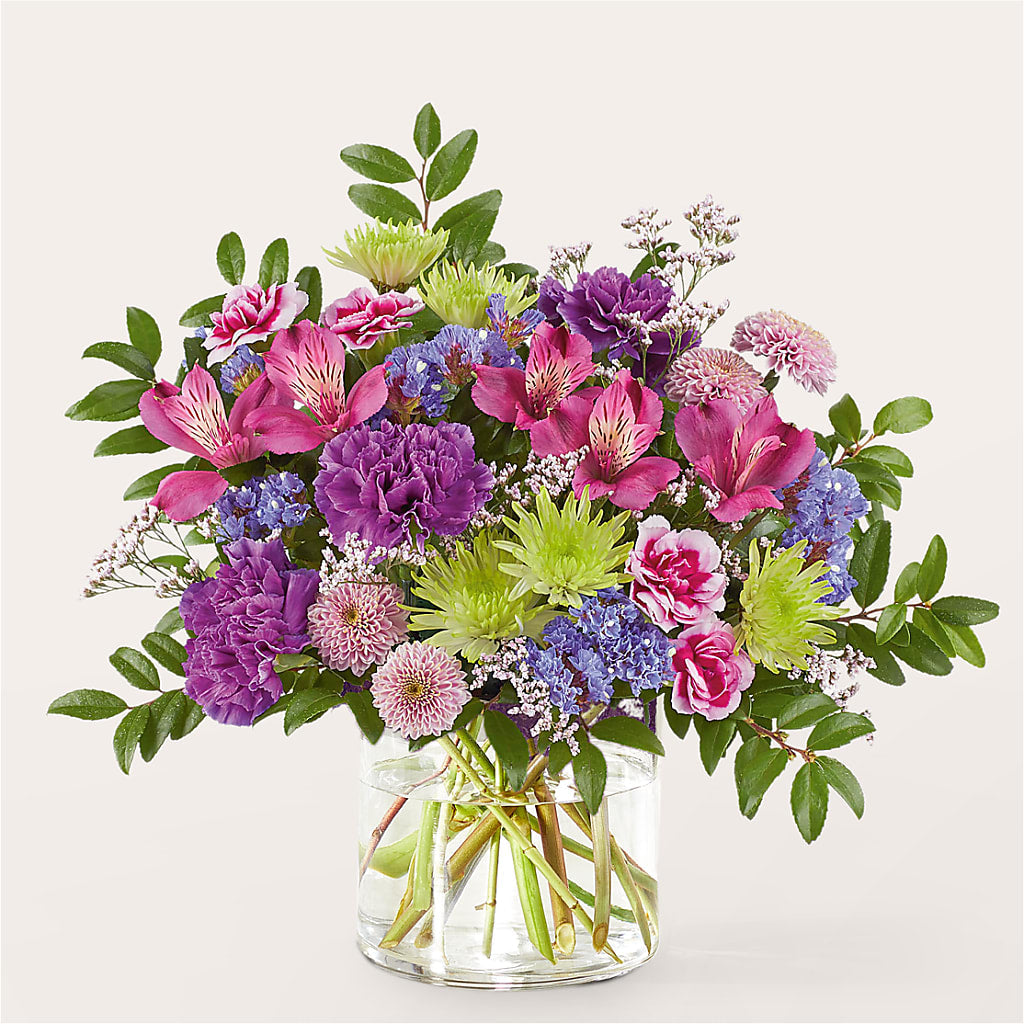 Glass Half Full Bouquet –  Normandy Flower Shop, Inc., Muncie IN
