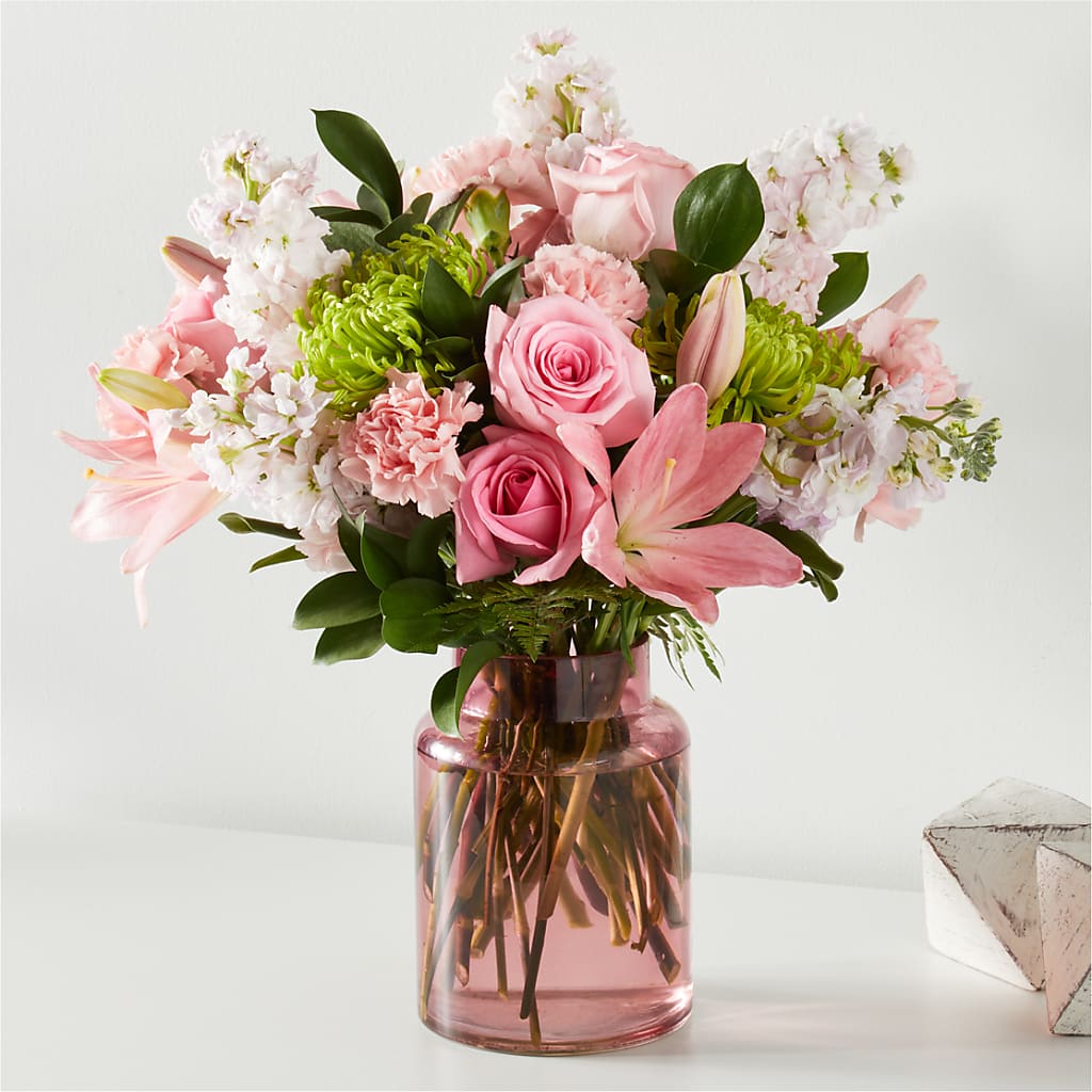 Pretty in Pink Bouquet –  Normandy Flower Shop, Inc., Muncie IN
