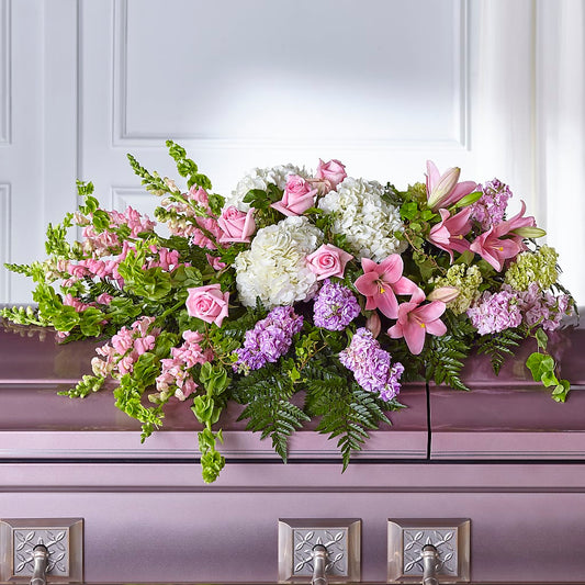 Life's Gratitude Casket Spray –  Normandy Flower Shop, Inc., Muncie IN