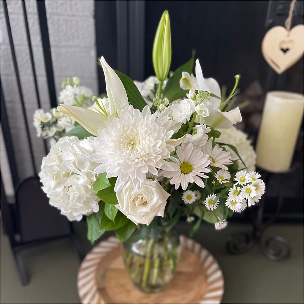 Classic Ivory – A Florist Original –  Normandy Flower Shop, Inc., Muncie IN