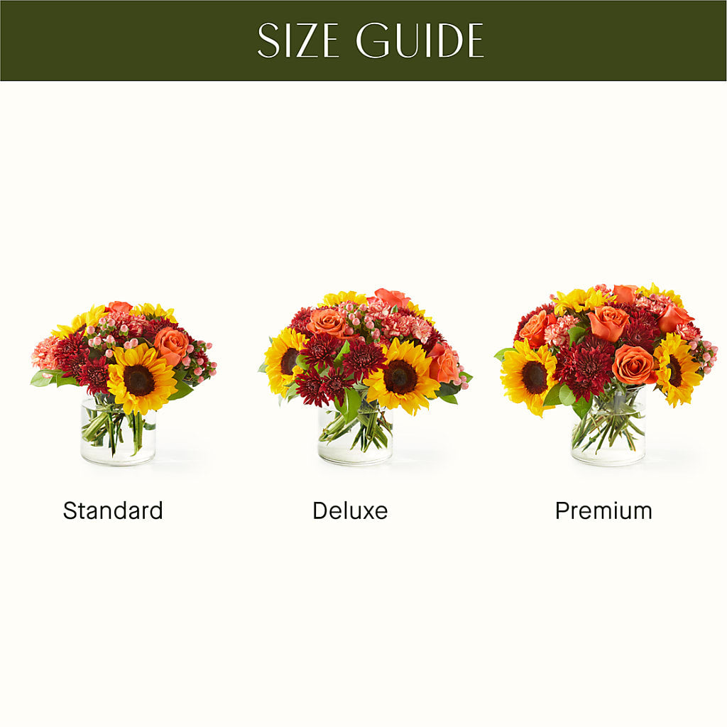 September Sunset Bouquet –  Normandy Flower Shop, Inc., Muncie IN