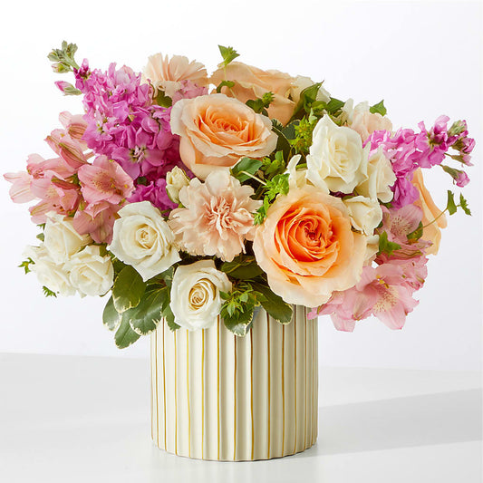 Paradise Bouquet with Ivory Vase –  Normandy Flower Shop, Inc., Muncie IN