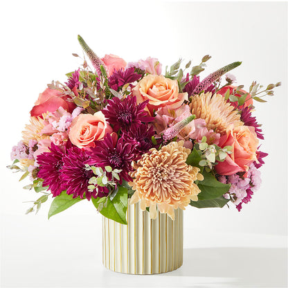 Berry Cobbler Bouquet with Ivory Vase –  Normandy Flower Shop, Inc., Muncie IN