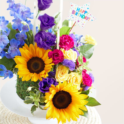 Star of the Day Floral Cake –  Normandy Flower Shop, Inc., Muncie IN