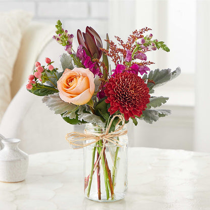 Moody Hues Bouquet –  Normandy Flower Shop, Inc., Muncie IN