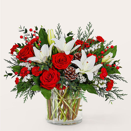 Best in Snow Bouquet –  Normandy Flower Shop, Inc., Muncie IN